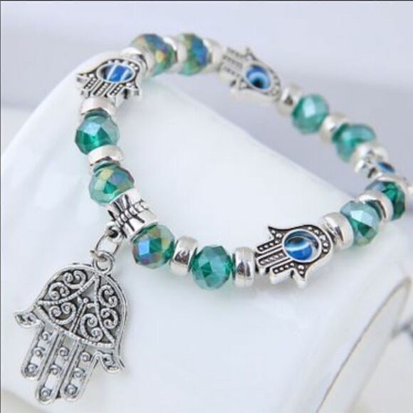 Bracelet HAMSA Adjustable super versatile to mix - Picture 1 of 6